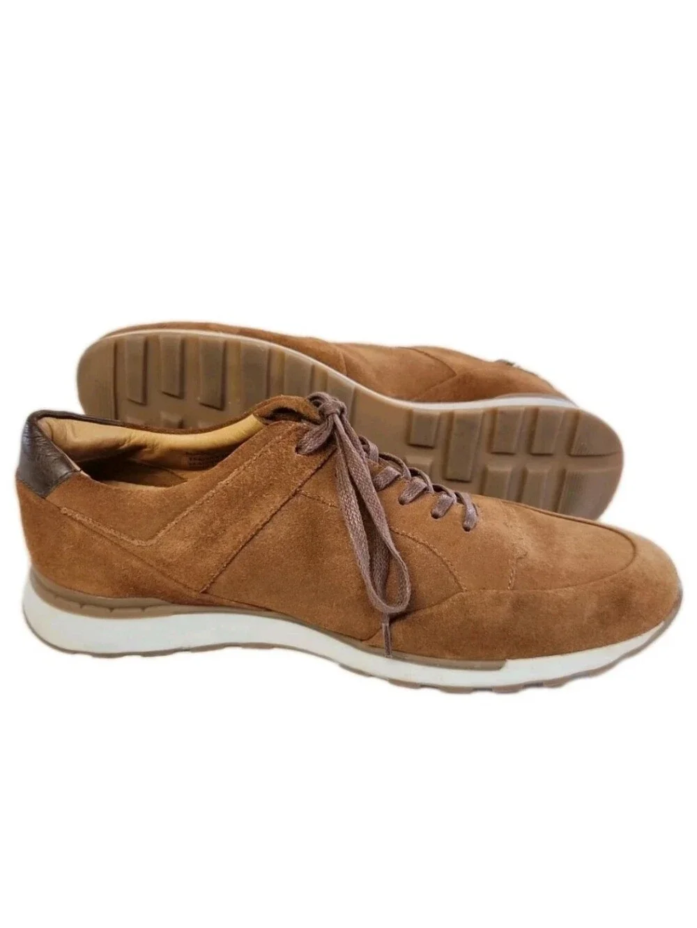 Brothers United Buadonis Men's Brown Suede Sneakers Luxury Fashion Trainers S 11